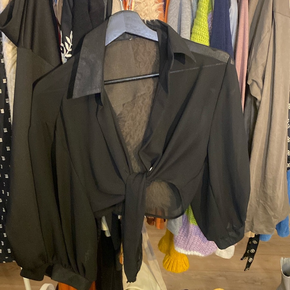 Black Small Blouses